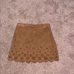 Small camel skirt.